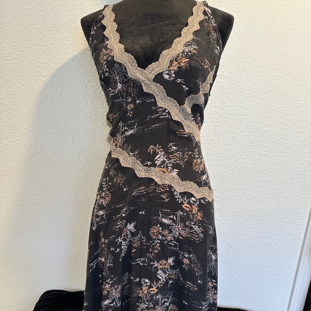 Free People-slip my mind Trapeze mini dress - Picture 2 of 6